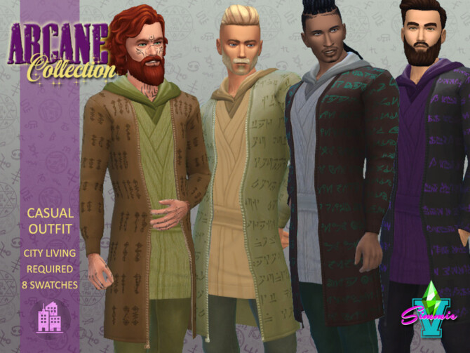 Sims 4 Arcane Casual Outfit by SimmieV at TSR
