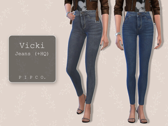 Sims 4 Vicki Jeans by Pipco at TSR