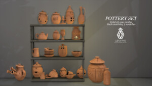 Pottery Set at Leo Sims