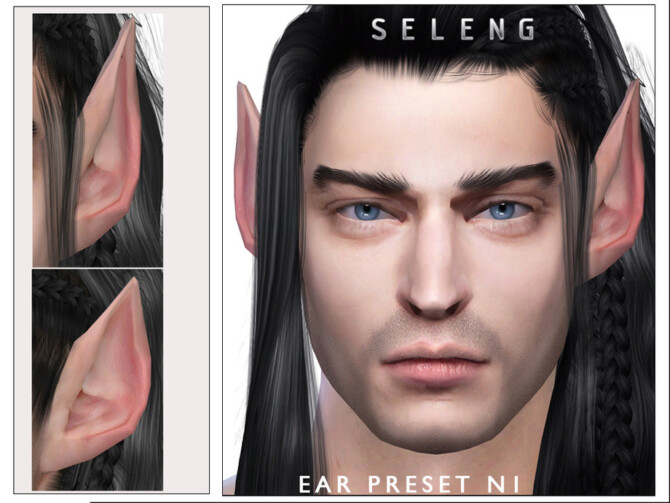 Sims 4 Ear Preset N1 by Seleng at TSR