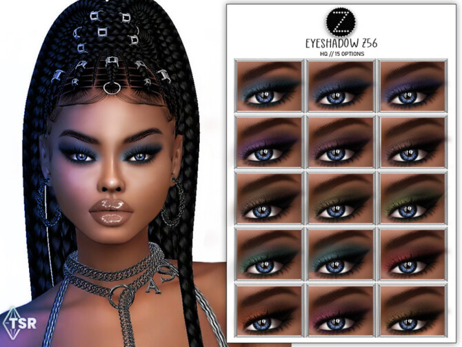 Sims 4 EYESHADOW Z56 by ZENX at TSR
