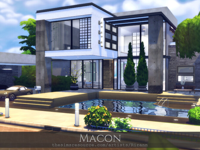 Sims 4 Macon House by Rirann at TSR