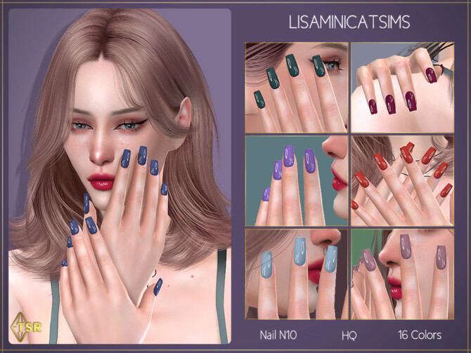 Sims 4 Nail N10 by Lisaminicatsims at TSR