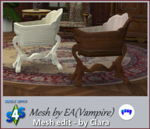 Baby crib by Clara at All 4 Sims