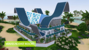 Waves Resort by Simooligan at Mod The Sims 4