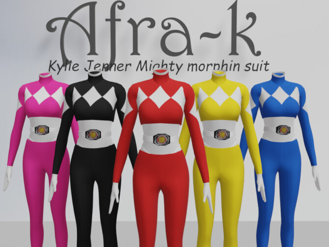 Sims 4 Mighty costume by akaysims at TSR