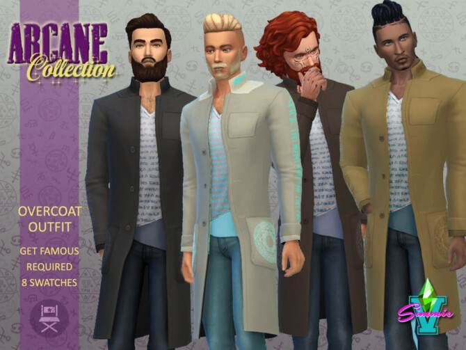 Sims 4 Arcane Overcoat by SimmieV at TSR