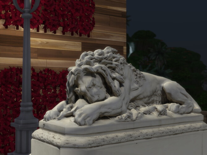 Sims 4 Grieving Lion at Anna Quinn Stories