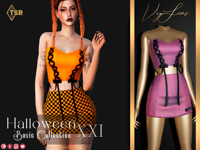 Sims 4 Halloween XXI   Set V.1 by Viy Sims at TSR