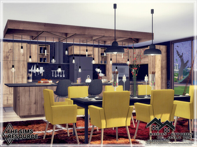 Sims 4 RODON   Kitchen by marychabb at TSR