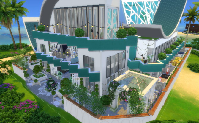 Sims 4 Waves Resort by Simooligan at Mod The Sims 4