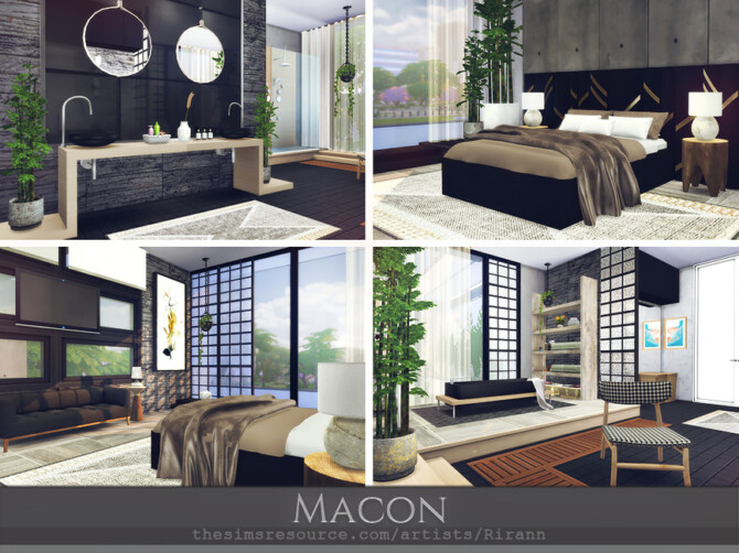 Sims 4 Macon House by Rirann at TSR