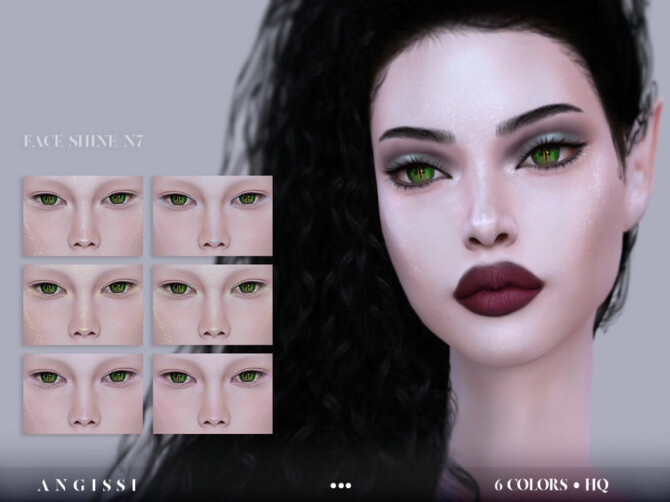 Sims 4 Face Shine N7 by ANGISSI at TSR
