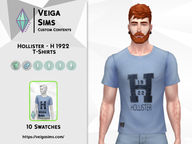 Sims 4 H 1922 T Shirts by David Mtv at TSR