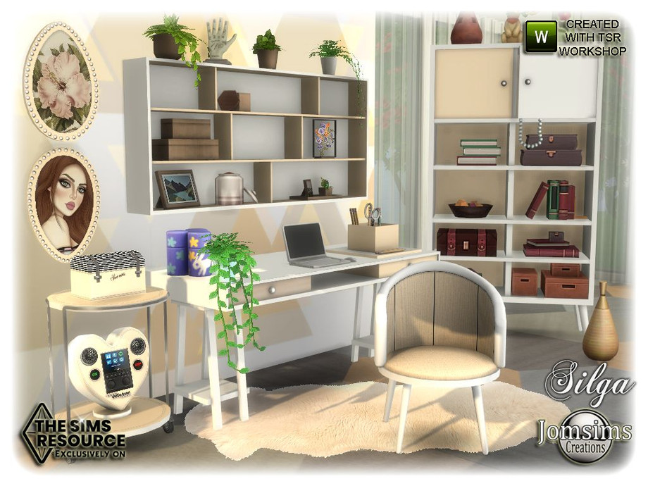 Silga office by jomsims at TSR » Sims 4 Updates