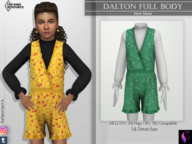 Sims 4 Dalton Full Body by KaTPurpura at TSR