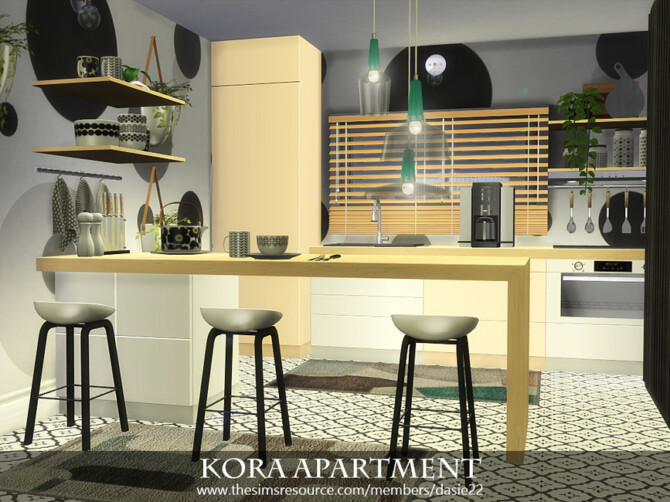 Sims 4 Kora Apartment by dasie2 at TSR