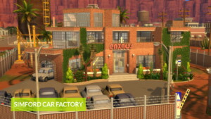 Simford Car Factory by Simooligan at Mod The Sims 4