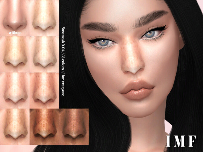 Sims 4 Nosemask N.04 by IzzieMcFire at TSR