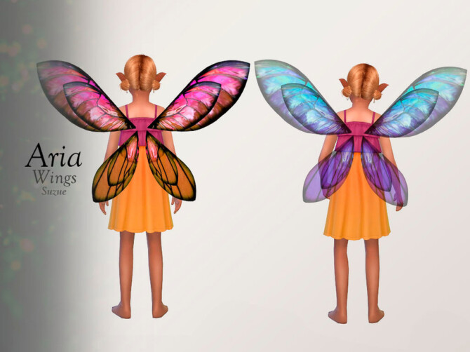Sims 4 Aria Wings Child by Suzue at TSR