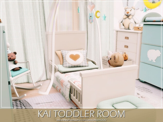 Sims 4 Kai Toddler Room by MychQQQ at TSR