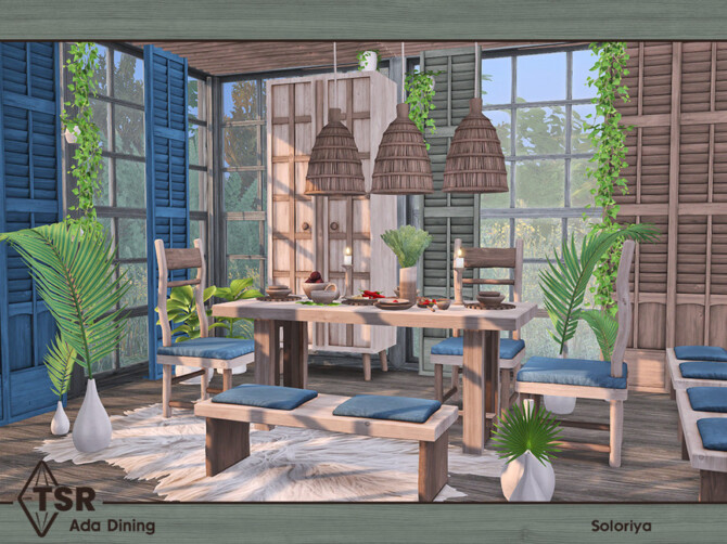 Sims 4 Ada Dining by soloriya at TSR