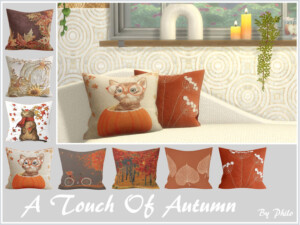 A Touch Of Autumn Cushions by philo at TSR