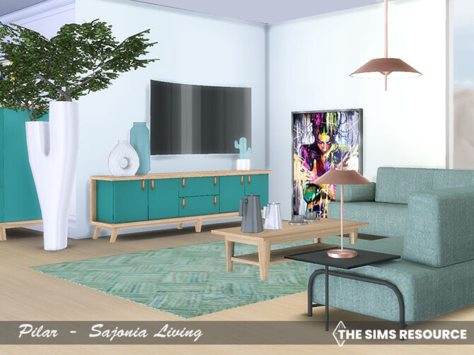 Sims 4 Sajonia Living by Pilar at TSR