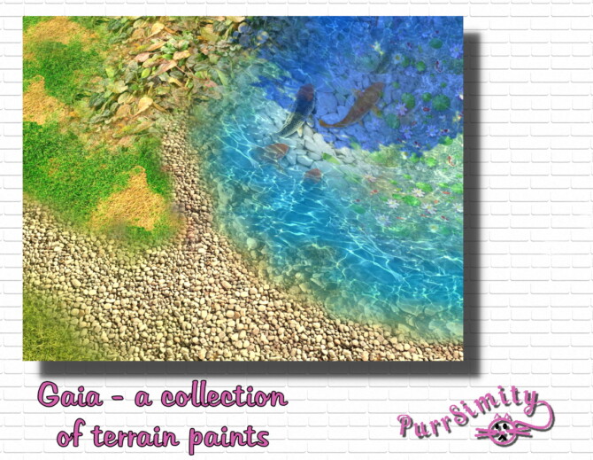 Sims 4 Gaia variety of terrain paints by PurrSimity at Mod The Sims 4