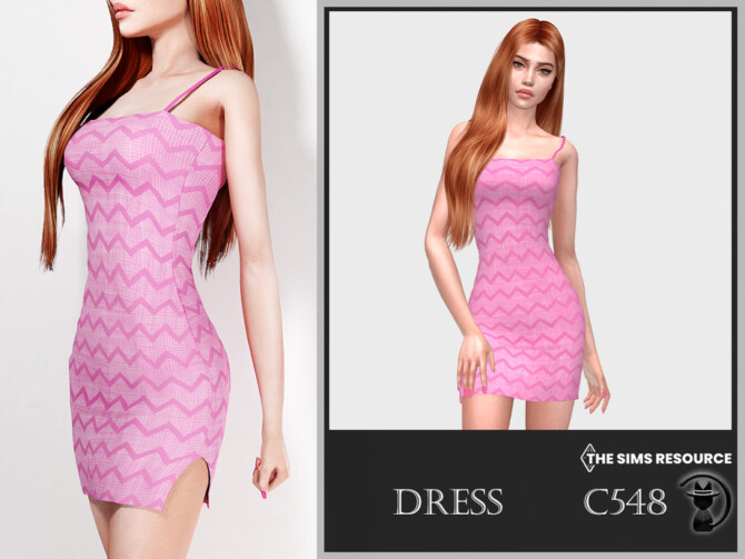 Sims 4 Dress C548 by turksimmer at TSR
