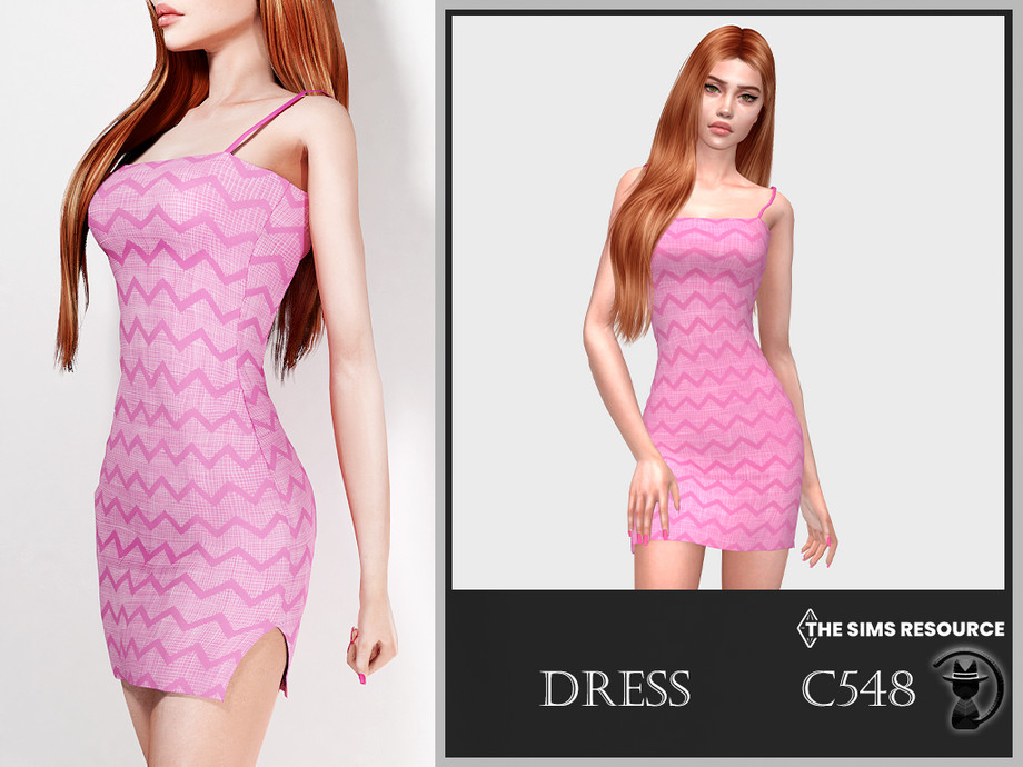 Dress C548 by turksimmer at TSR » Sims 4 Updates