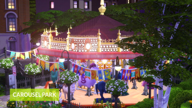 Sims 4 Carousel Park by Simooligan at Mod The Sims 4