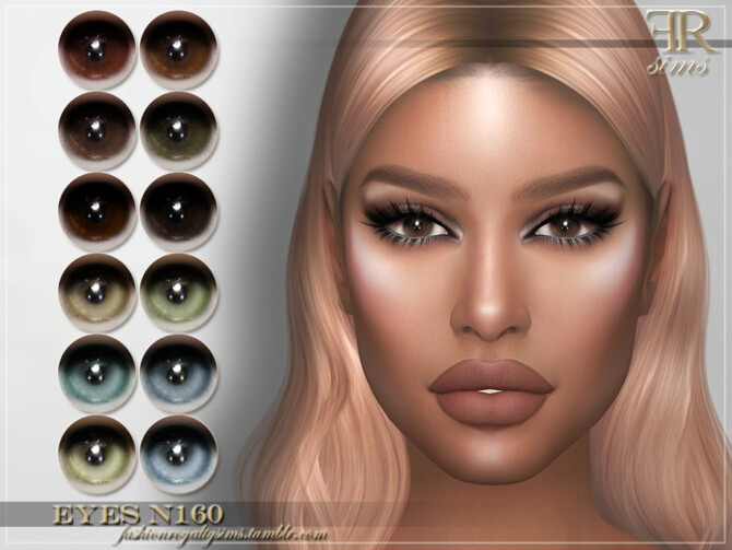Sims 4 Eyes N160 by FashionRoyaltySims at TSR