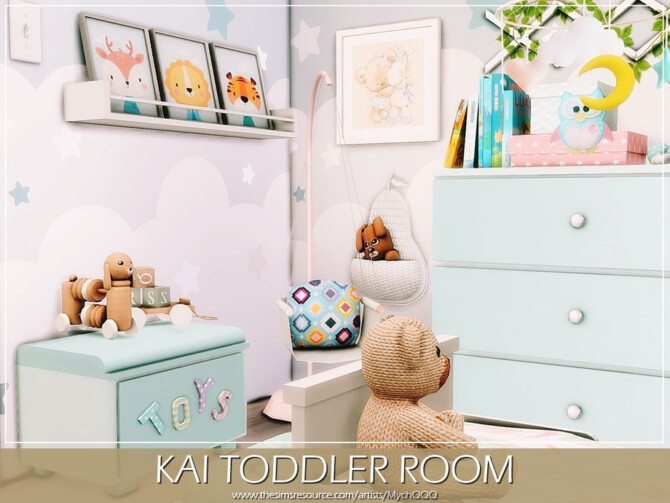 Sims 4 Kai Toddler Room by MychQQQ at TSR