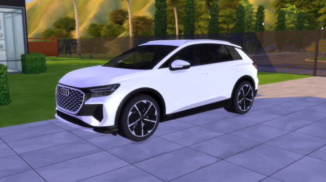 Sims 4 2022 Audi Q4 e tron at LorySims