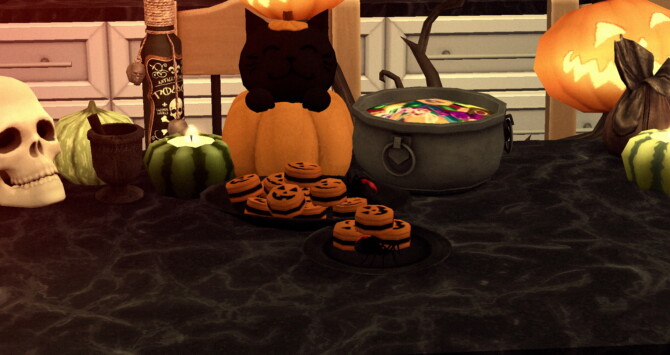 Sims 4 Halloween Desserts Set Custom Recipes by RobinKLocksley at Mod The Sims 4