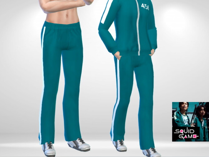 Sims 4 Squid Game Pants by Puresim at TSR