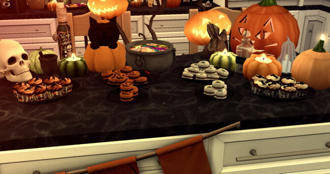 Sims 4 Halloween Desserts Set Custom Recipes by RobinKLocksley at Mod The Sims 4