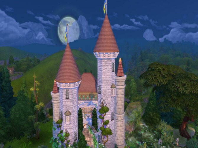 Sims 4 Castle (Enchanted) by susancho93 at TSR