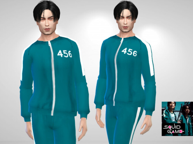 Sims 4 Squid Game Jacket by Puresim at TSR