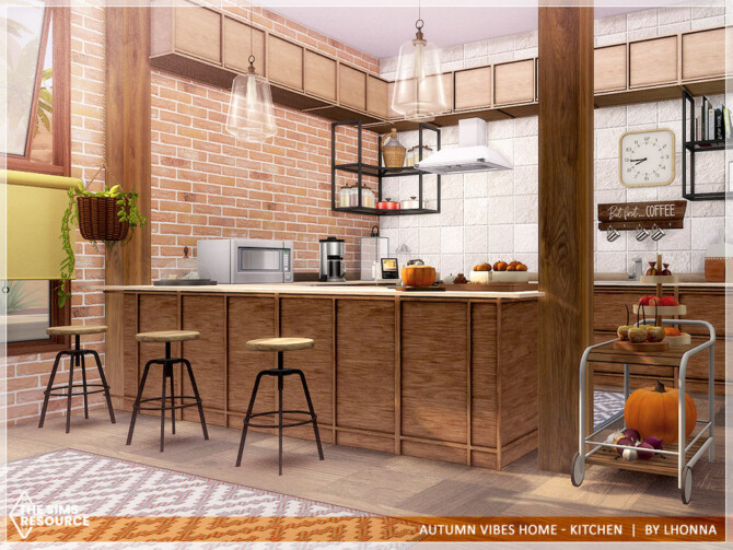 Sims 4 Autumn Vibes Home   Kitchen by Lhonna at TSR