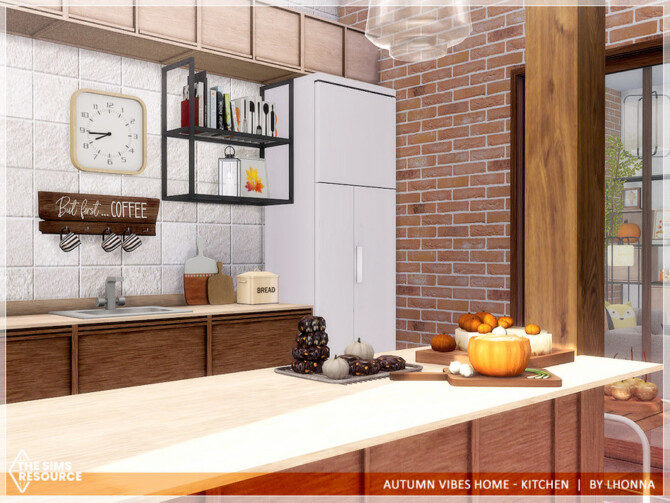 Sims 4 Autumn Vibes Home   Kitchen by Lhonna at TSR