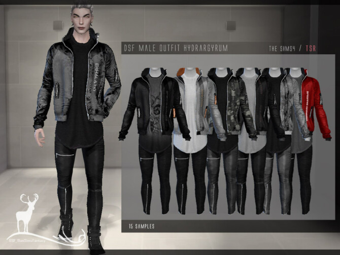 Sims 4 Male outfit Hydrargyrum by DanSimsFantasy at TSR