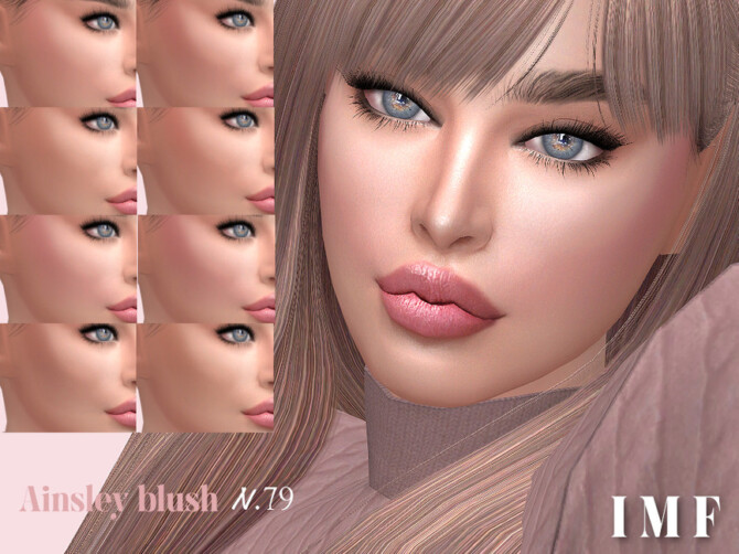Sims 4 Ainsley Blush N.79 by IzzieMcFire at TSR