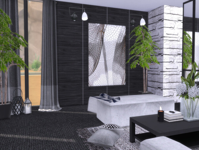 Sims 4 Greytone Livingroom by Suzz86 at TSR