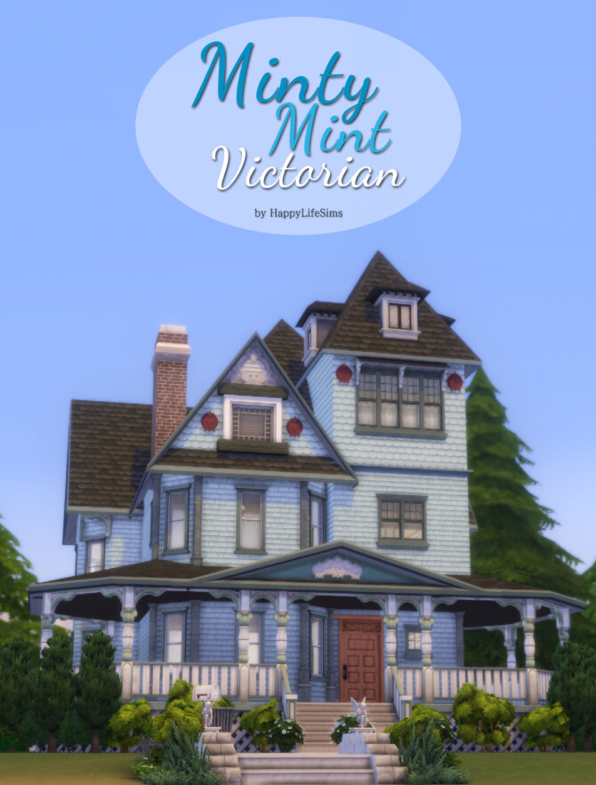 Sims 4 Minty Mint Victorian at Happy Life Sims