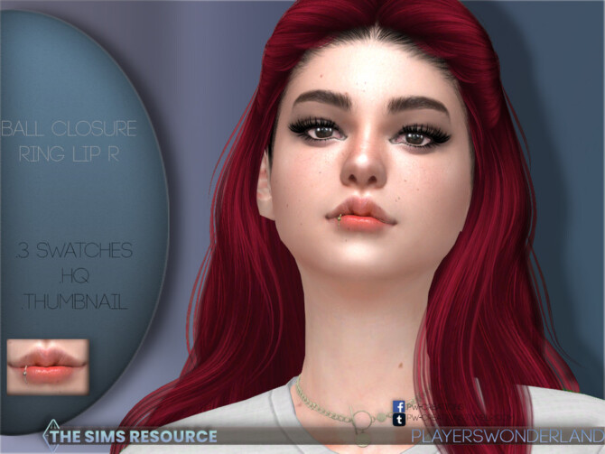 Sims 4 Ball Closure Ring Lip R by PlayersWonderland at TSR