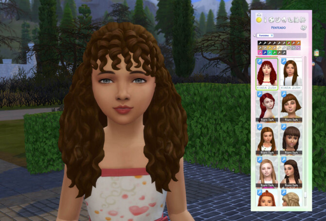 Sims 4 Rita Curls for Girls at My Stuff Origin