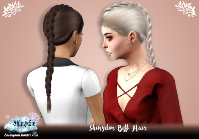 Sims 4 Biff Hair Naturals + Unnaturals at Shimydim Sims