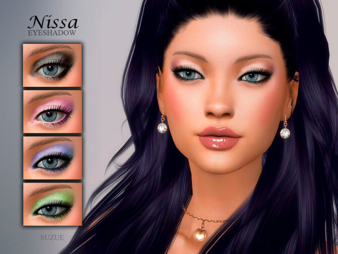 Sims 4 Nissa Eyeshadow N21 by Suzue at TSR